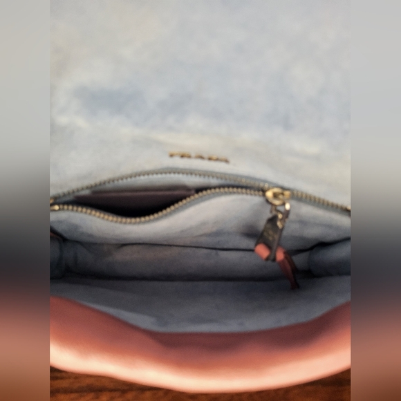 Prada Etiquette Pink Leather Shoulder Bag 2-Way - Picture 13 of 14